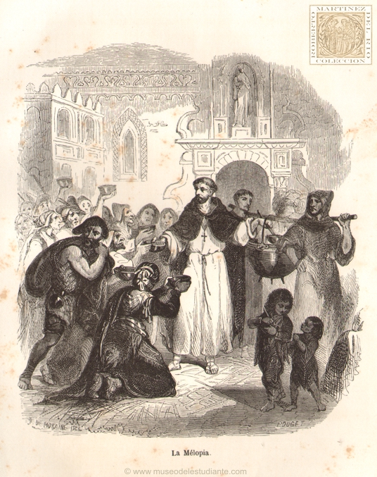The melopia. Delivering soup to the poor