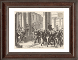 Demonstration of medical students before M. Tardieu