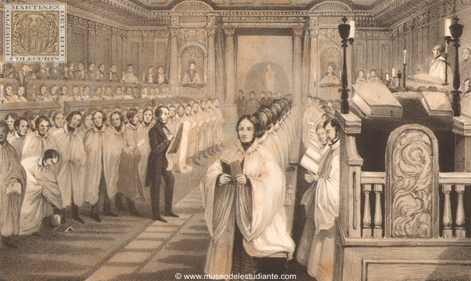 Chapel Service on Sunday Evening, at Trinity College, Cambridge, 1842