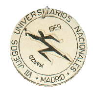 Spanish 7th University Sports Championship medal