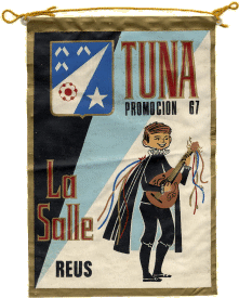 Banderín de la Tuna de La Salle