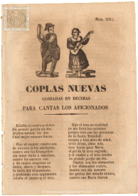 Coplas nuevas glosadas en dcimas para cantar los aficionados