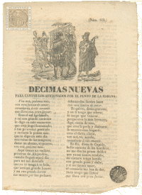 Dcimas nuevas para cantar los aficionados por el punto de la Habana