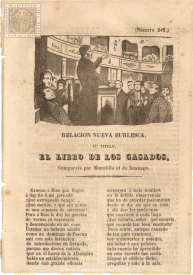 Relación nueva burlesca, su título, El libro de los casados, Compuesta por Manolillo el de Santiago
