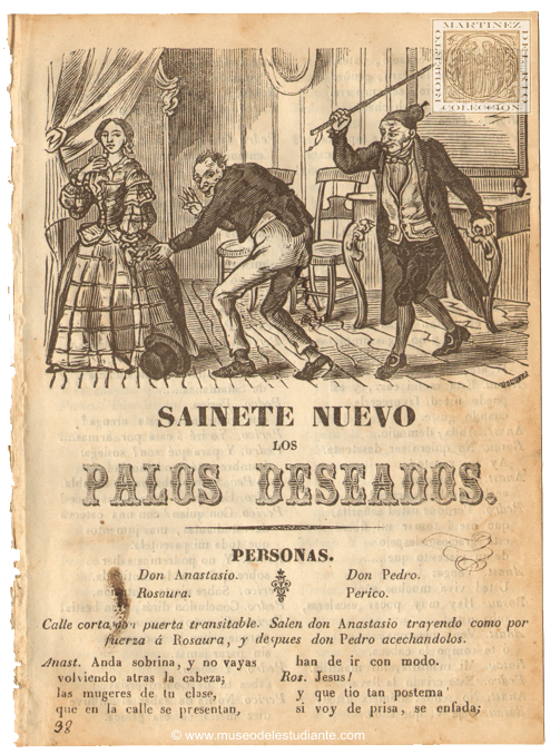 Sainete nuevo los palos deseados