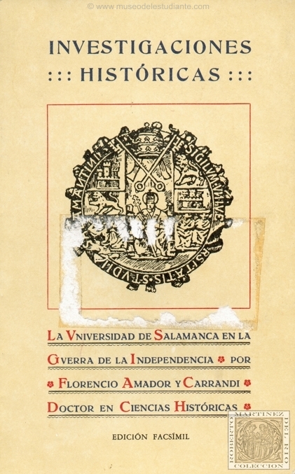 La Universidad de Salamanca en la Guerra de la Independencia