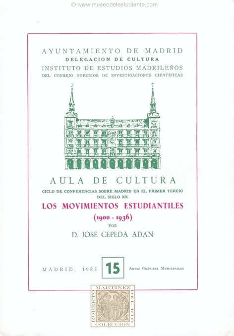 Los movimientos estudiantiles (1900-1936)